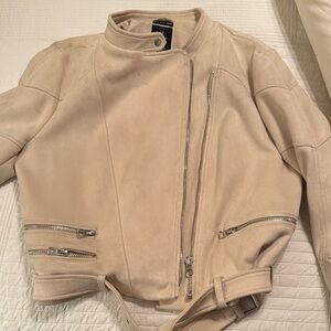 Zara Tan Bomber Jacket